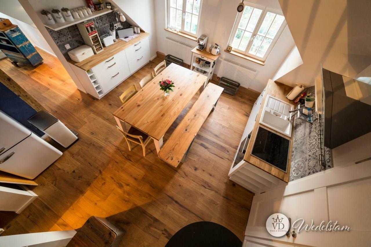 Villa Dohna - Apartment Wedelstam Lipcse Kültér fotó